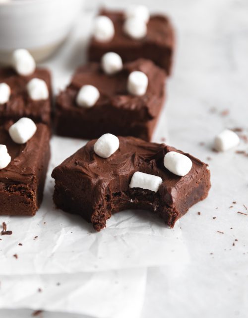 Hot Cocoa Brownies