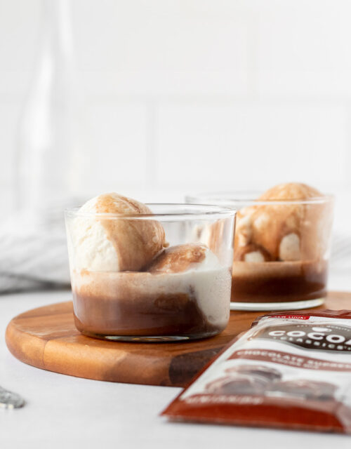 Chocolate Supreme Hot Cocoa Affogato