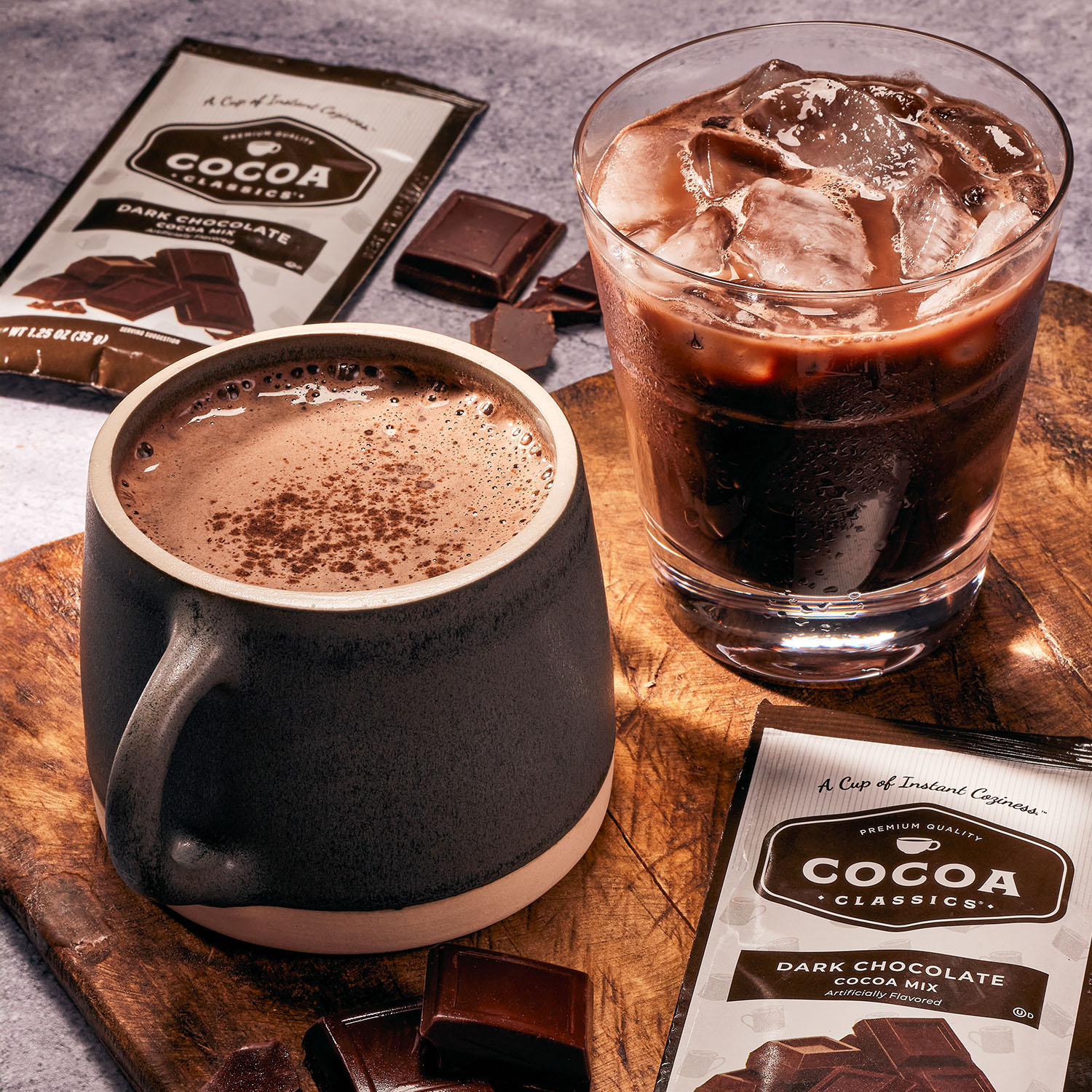 Dark Chocolate Action Image